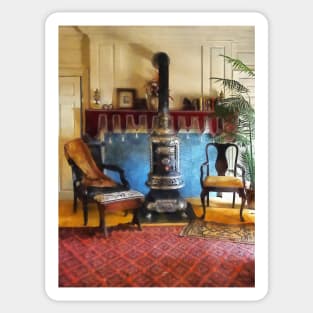 Interiors - Cozy Victorian Parlor Sticker